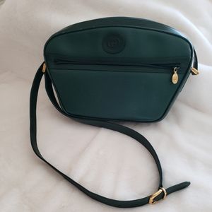 Auth Leather Gucci Handbag